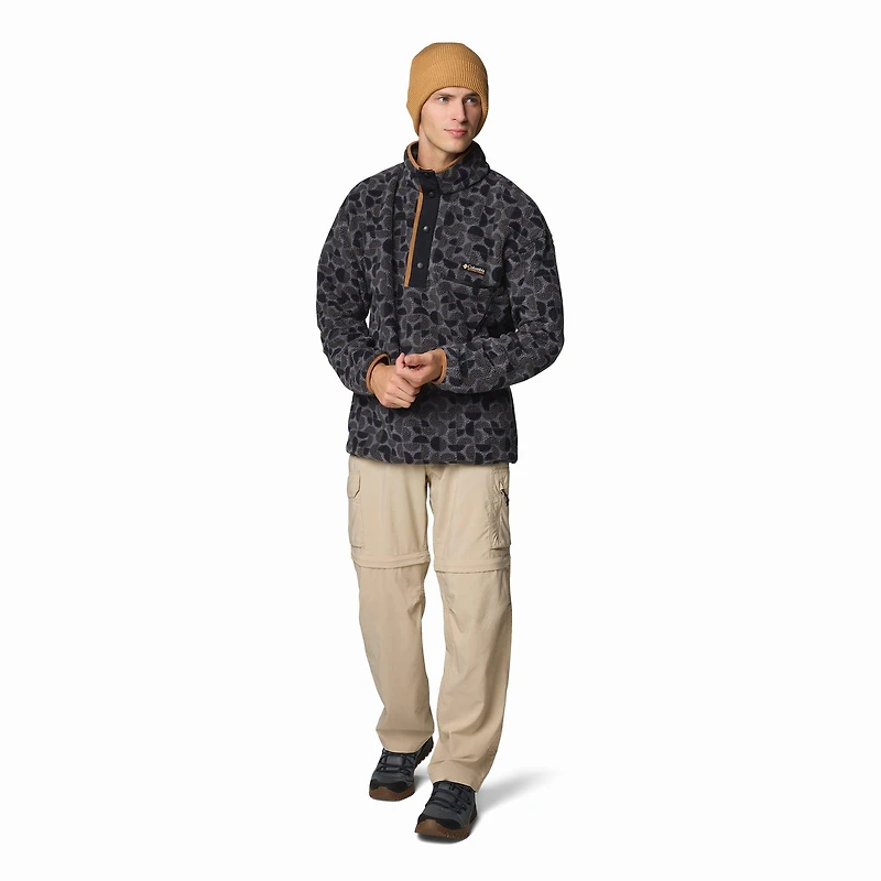 Men's Helvetia II Printed Half-Snap Fleece Top