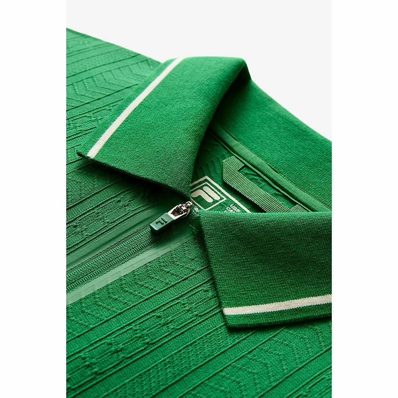 Men's Challenger Seamless Zip Polo