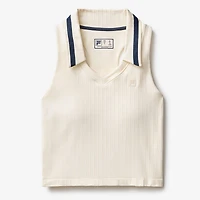 Women's Seamless Polo Tank Top