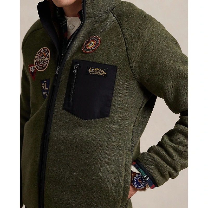 Men's Bonded Pile Fleece Hybrid Jacket