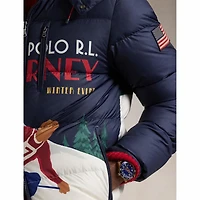 Men's The Gorham Skier-Print Down Jacket