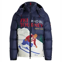 Men's The Gorham Skier-Print Down Jacket