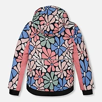Kids' [2-6] Retro Flowers Two-Piece Snowsuit