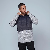 Men's Colourblock Hooded Knit Sweater
