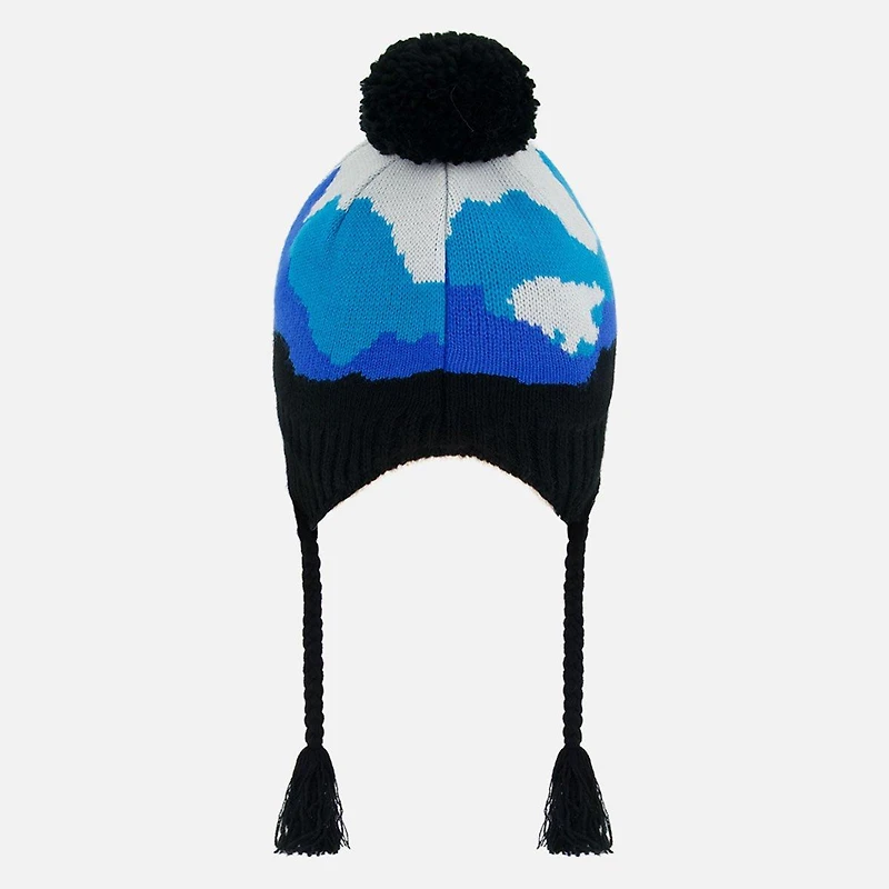 Kids' [2-8] Pompom Peruvian Knit Hat