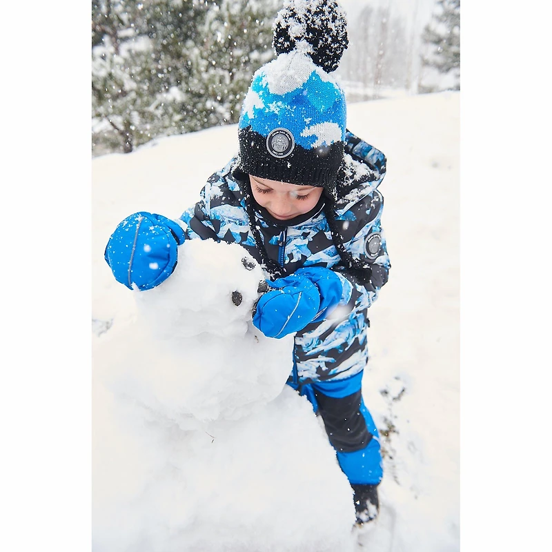 Kids' [2-8] Pompom Peruvian Knit Hat