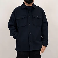 Men's Melton Shirt Jacket