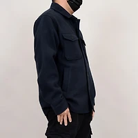 Men's Melton Shirt Jacket