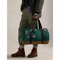 Suede-Trim Trail Duffel Bag