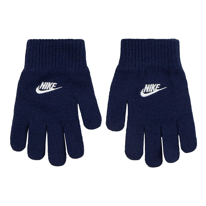 Juniors' [7-16] Striped Beanie + Glove Two-Piece Set