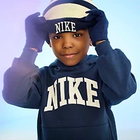 Juniors' [7-16] Striped Beanie + Glove Two-Piece Set