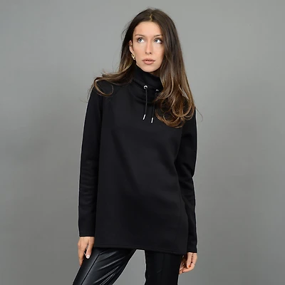 Women's Soft Knit Mock Neck Sweatshirt
