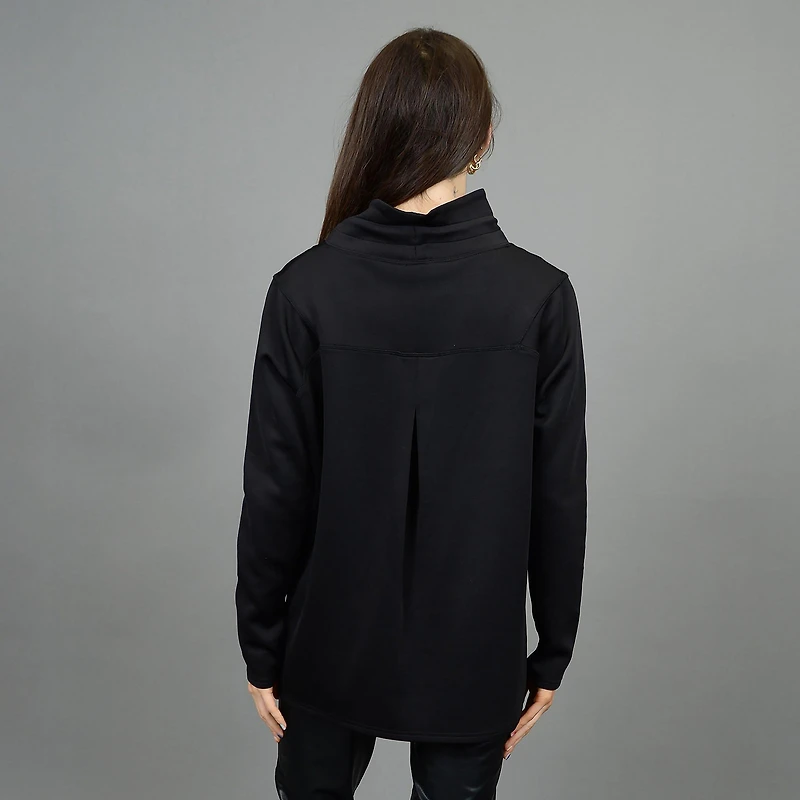 Women's Soft Knit Mock Neck Sweatshirt