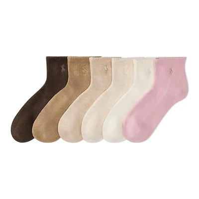 Women's Quarter Crew Sock (6 Pack)