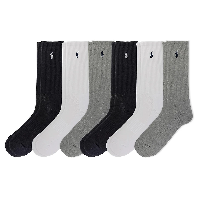 Men's Cotton-Blend Crew Sock (6 Pack)