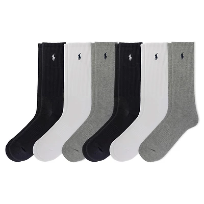 Men's Cotton-Blend Crew Sock (6 Pack)
