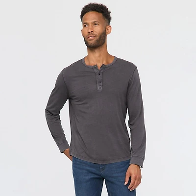 Men's Pure Pima Vintage Henley Top