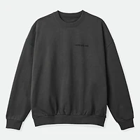 Men's Embroidered Heavyweight Oversized Crew Sweatshirt