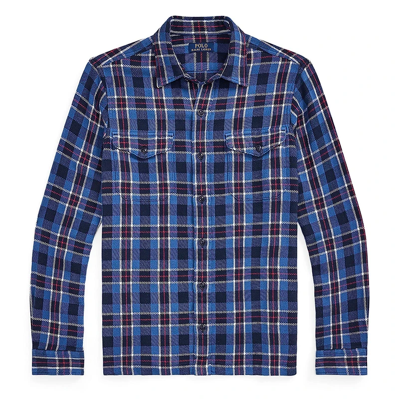 Men's Classic Fit Plaid Flannel Workshirt