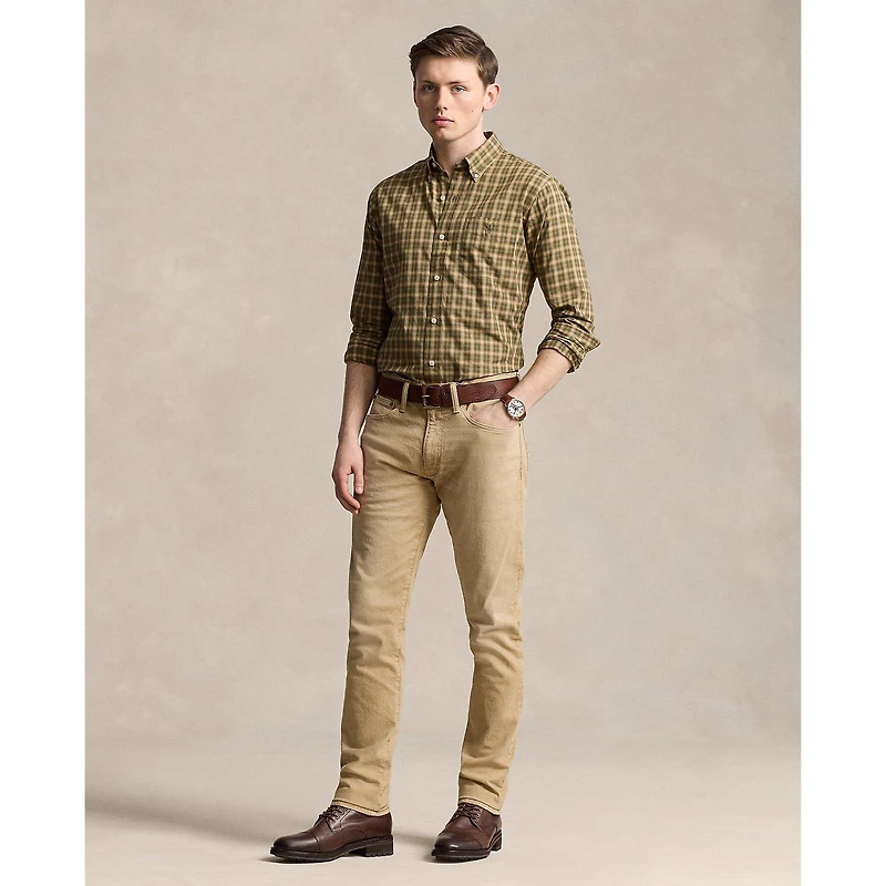 Men's Classic Fit Plaid Twill Shirt