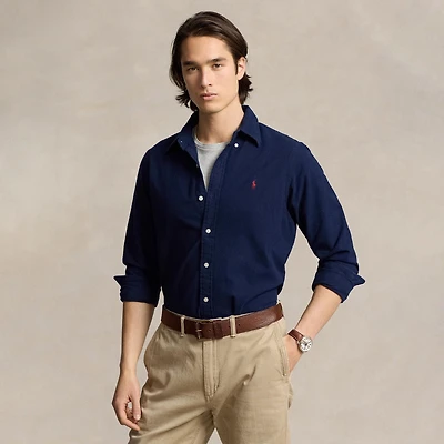 Men's Classic Fit Brushed Flannel Shirt