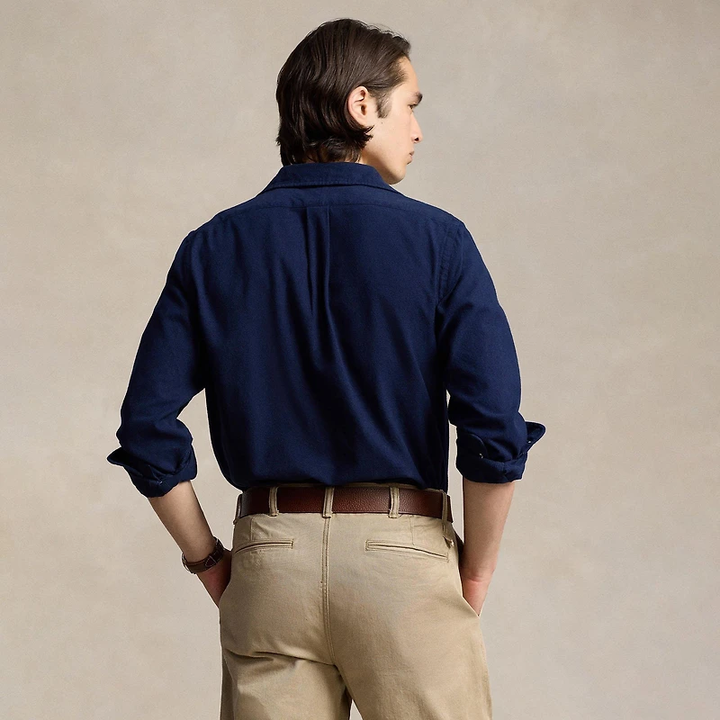 Men's Classic Fit Brushed Flannel Shirt