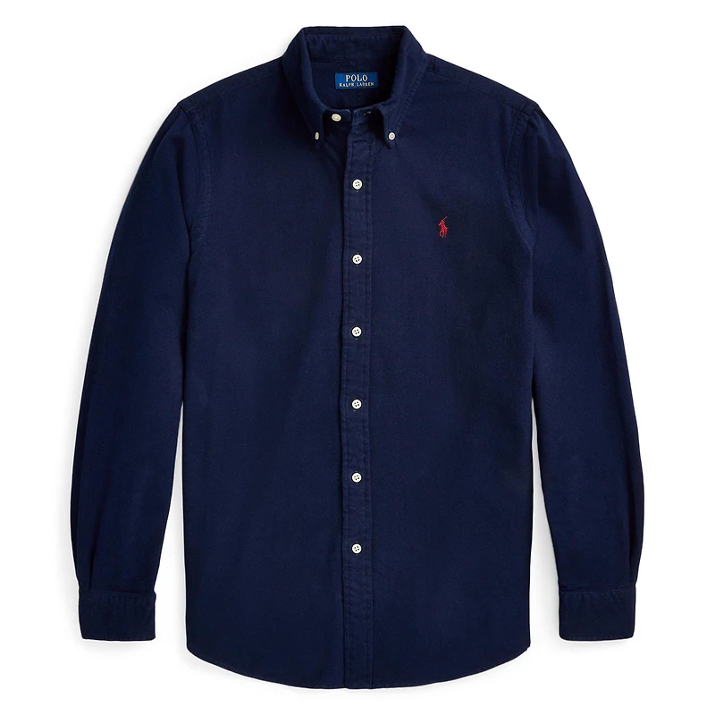 Men's Classic Fit Brushed Flannel Shirt