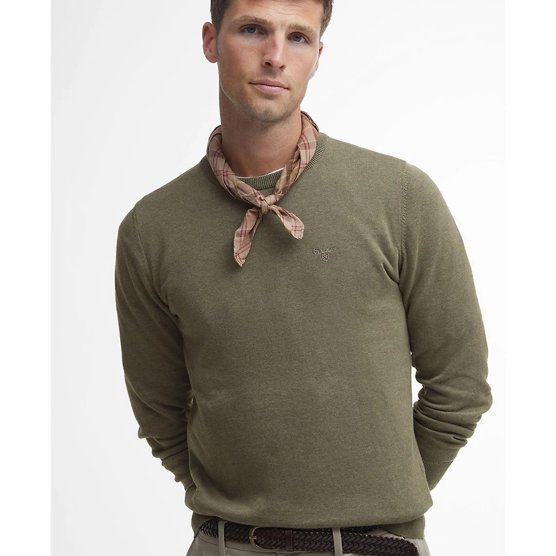 Men's Pima Cotton Crew Neck Sweater