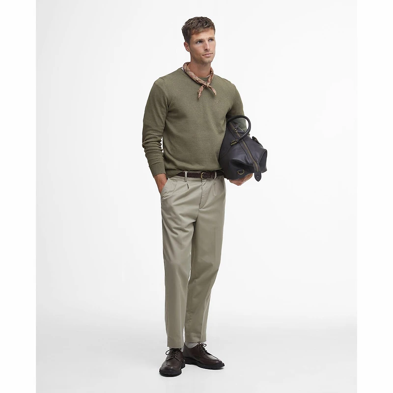 Men's Pima Cotton Crew Neck Sweater
