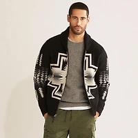 Men's Harding Zip Lambswool Cardigan