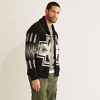 Men's Harding Zip Lambswool Cardigan
