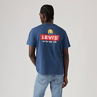 Men's Relaxed Fit Short Sleeve Cowboy Graphic T-Shirt