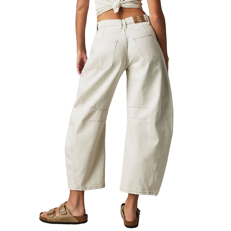 Women's Good Luck Mid Rise Barrel Jean