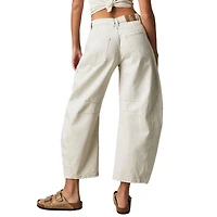 Women's Good Luck Mid Rise Barrel Jean