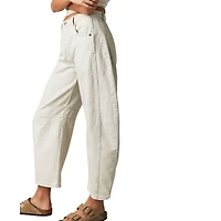Women's Good Luck Mid Rise Barrel Jean