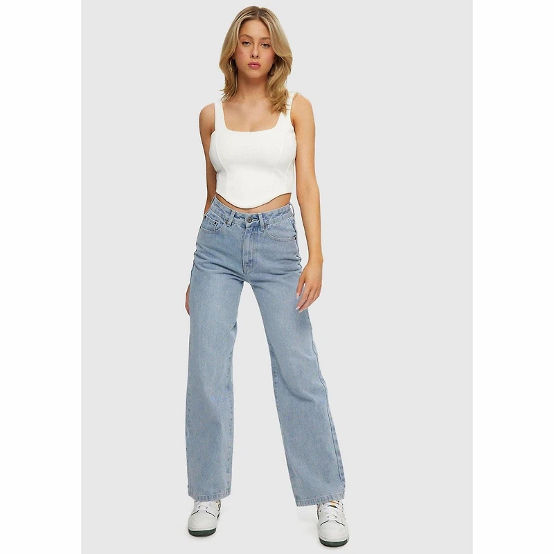 Women's High Rise Wide Jean