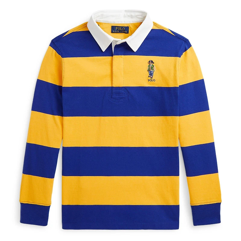 Junior Boys' [8-20] Polo Bear Cotton Jersey Rugby Shirt