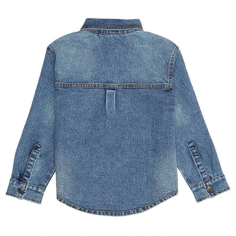 Junior Boys' [8-16] Long Sleeve Denim Shirt