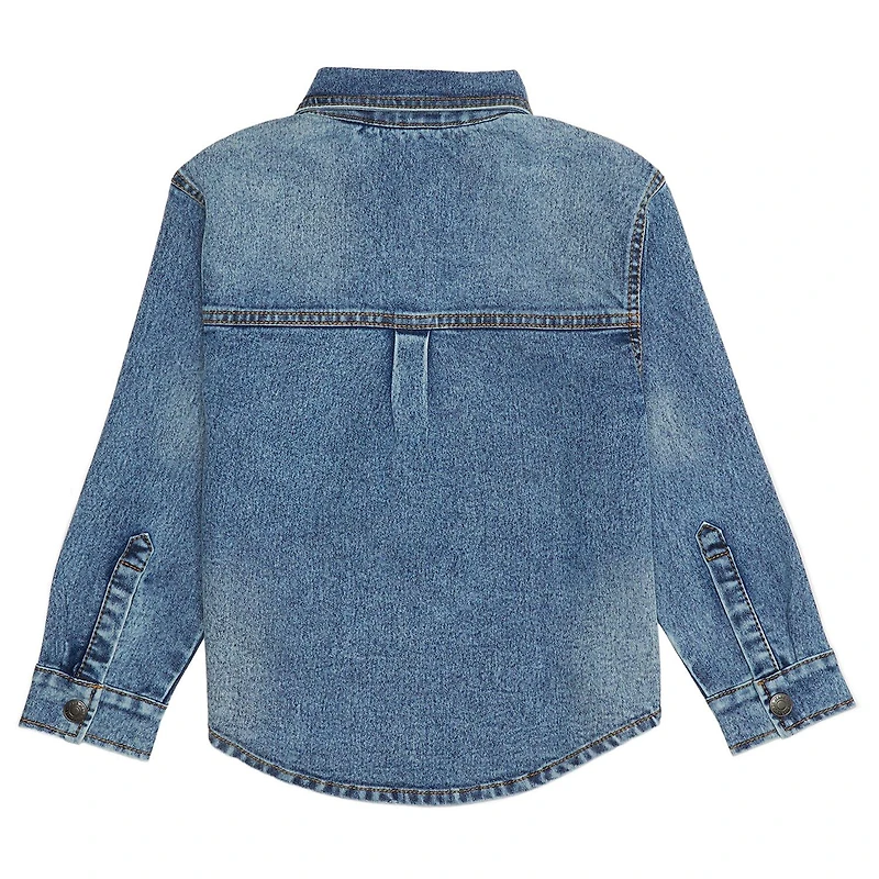 Boys' [4-7] Long Sleeve Denim Shirt