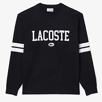 Men's Long Sleeve Print Badge T-Shirt