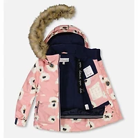 Kids' [2-6] Flowers Two-Piece Snowsuit