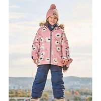 Kids' [2-6] Flowers Two-Piece Snowsuit