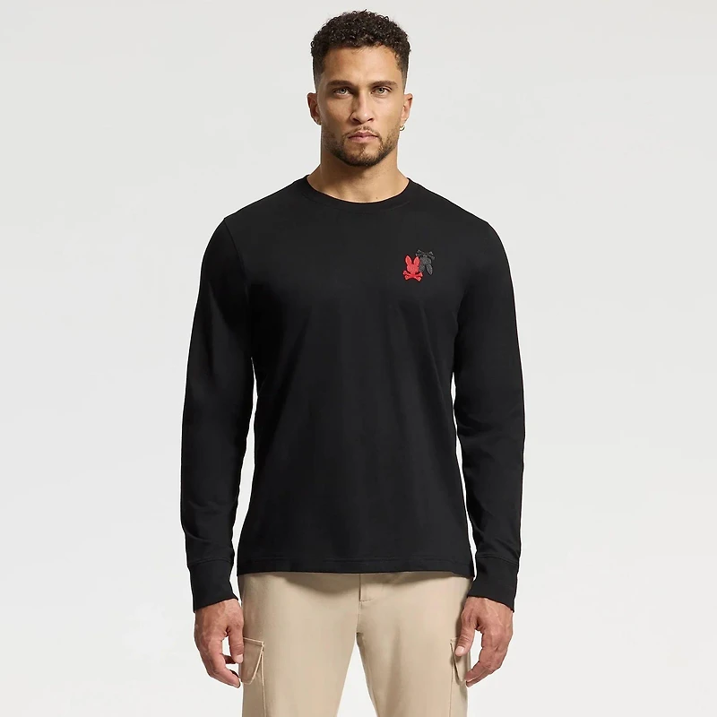 Men's Pierce Long Sleeve Embroidered T-Shirt