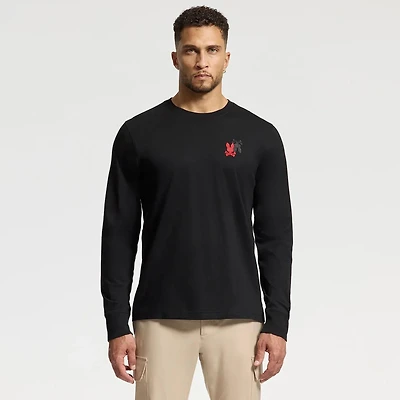 Men's Pierce Long Sleeve Embroidered T-Shirt