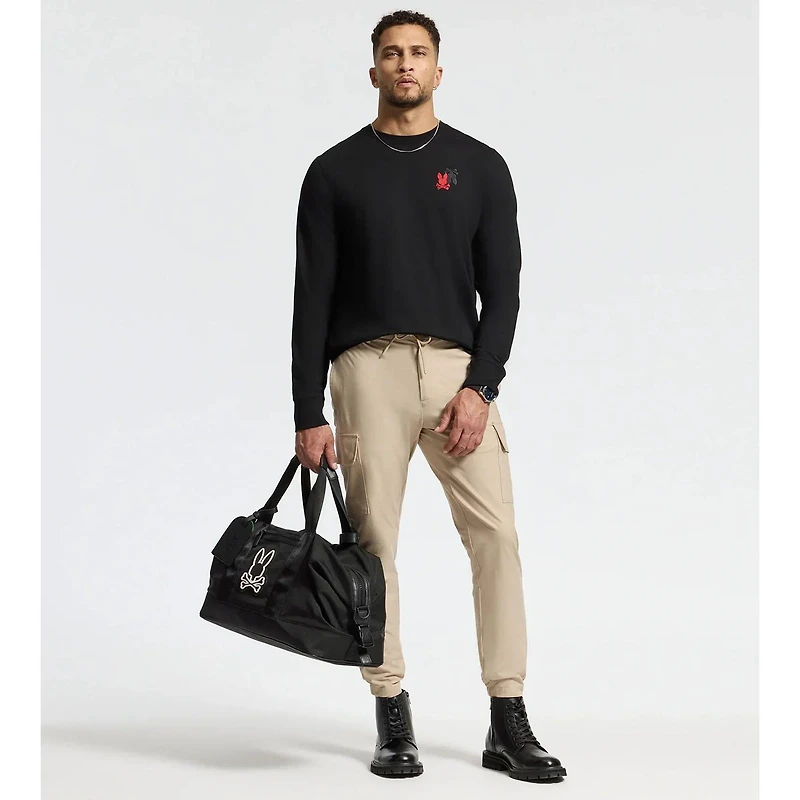 Men's Pierce Long Sleeve Embroidered T-Shirt