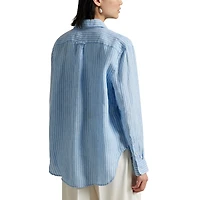 Women's Oversized Fit Linen Shirt