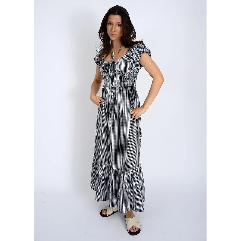 Women's Gingham Woven Dress