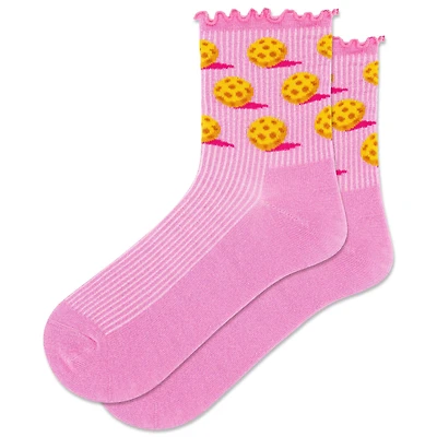 Women's Pickleball Lettuce Edge Crew Sock