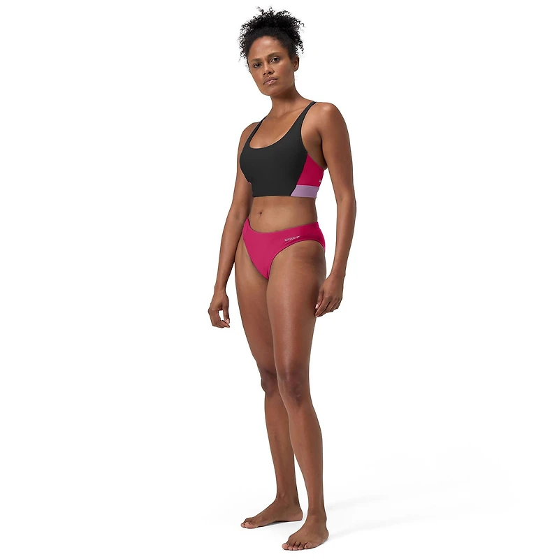 Women's Colourblock Racerback Bikini Top