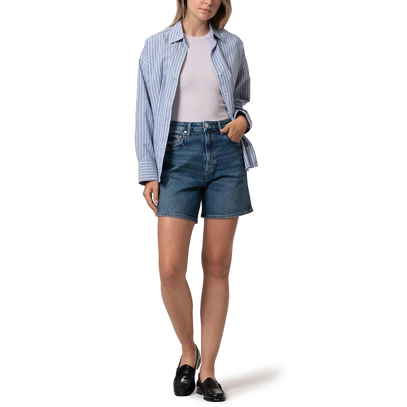 Women's Heidi Long Denim Short